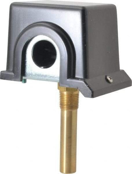 Made in USA - 0 to 225°F, General Service Temp Switch - 3/8 x 2-1/8 Stem, 10 Resolution - Industrial Tool & Supply