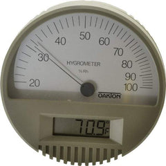 Oakton - 0 to 160°F, 20 to 100% Humidity Range, Thermo-Hygrometer - Industrial Tool & Supply