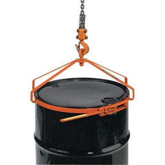 Wesco Industrial Products - 700 Lb Load Capacity, 55 Gal Drum Lifter - 23-1/2" Wide x 12-1/2" High, Steel Wheels - Industrial Tool & Supply