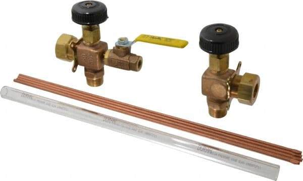 Conbraco - 400 psi Working Pressure, 250 Max psi, Bronze Liquid Level Gage Glass - 400°F Max Operating Temp, 3/4 Inch Thread, PTFE Seal - Industrial Tool & Supply