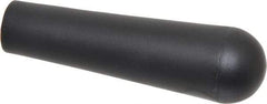 Gibraltar - 3/8-16 Hole, 0.51" Deep Hole, Polypropylene, Female Insert Tapered Knob - 3.85 OAL, 19/25" Base Diam, Black, 1.11" Head Diam - Industrial Tool & Supply