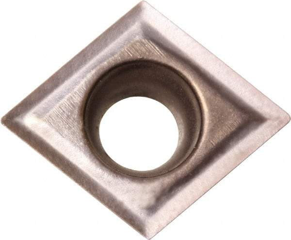 Sumitomo - CPGT2.51.52 SD Grade T1500A Cermet Turning Insert - 80° Diamond, 1/4" Inscr Circle, 3/32" Thick, 1/32" Corner Radius - Industrial Tool & Supply