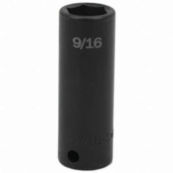 SK - Impact Socket - 3/8"DR 9/16" DEEP IMPACT SOCKET - Industrial Tool & Supply