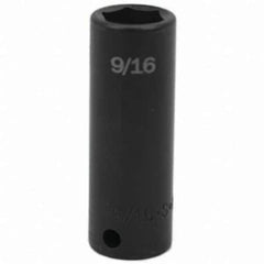 SK - Impact Socket - 3/8"DR 9/16" DEEP IMPACT SOCKET - Industrial Tool & Supply