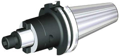 Kennametal - DV50 Taper Shank 32mm Pilot Diam Shell Mill Holder - 55mm Flange to Nose End Projection, 58mm Nose Diam, M24x3.0 Lock Screw, Through-Spindle Coolant - Exact Industrial Supply
