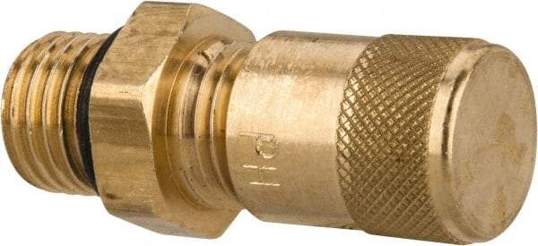 Parker - 500 Max psi, 1/4 Tube OD, Access Valve Assembly Access Valve - Brass - Industrial Tool & Supply