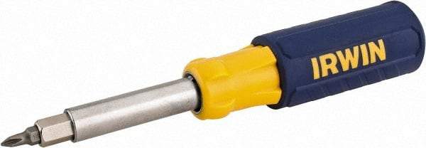 Irwin - Bit Screwdriver - Phillips, Slotted, Square, Nut Driver, 9-in-1 - Industrial Tool & Supply