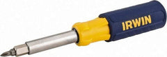 Irwin - Bit Screwdriver - Phillips, Slotted, Square, Nut Driver, 9-in-1 - Industrial Tool & Supply