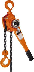 Value Collection - 3,000 Lb Lifting Capacity, Lever Hoist - Made from Chain, 55 Lb Avg Pull to Lift Rated Load - Industrial Tool & Supply