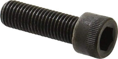 Made in USA - 5/16-24 UNF Hex Socket Drive, Socket Cap Screw - Alloy Steel, Black Oxide Finish, Fully Threaded, 1" Length Under Head - Industrial Tool & Supply
