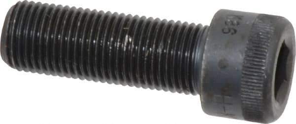 Made in USA - 1/2-20 UNF Hex Socket Drive, Socket Cap Screw - Alloy Steel, Black Oxide Finish, Fully Threaded, 1-1/2" Length Under Head - Industrial Tool & Supply