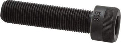 Made in USA - 1/2-20 UNF Hex Socket Drive, Socket Cap Screw - Alloy Steel, Black Oxide Finish, Fully Threaded, 2" Length Under Head - Industrial Tool & Supply