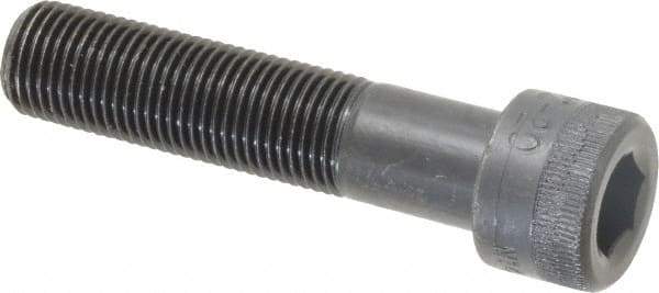 Made in USA - 1/2-20 UNF Hex Socket Drive, Socket Cap Screw - Alloy Steel, Black Oxide Finish, Partially Threaded, 2-1/4" Length Under Head - Industrial Tool & Supply