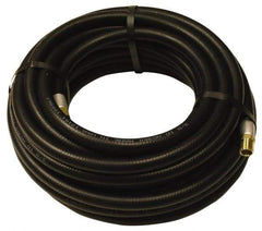 Alliance Hose & Rubber - 3/4" ID x 1-5/32" OD 50' Long Multipurpose Air Hose - MNPT x FNPT(Swivel) Ends, 300 Working psi, -40 to 190°F, 3/4" Fitting, Black - Industrial Tool & Supply