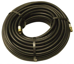 Alliance Hose & Rubber - 3/4" ID x 1-5/32" OD 100' Long Multipurpose Air Hose - MNPT x FNPT(Swivel) Ends, 300 Working psi, -40 to 190°F, 3/4" Fitting, Black - Industrial Tool & Supply