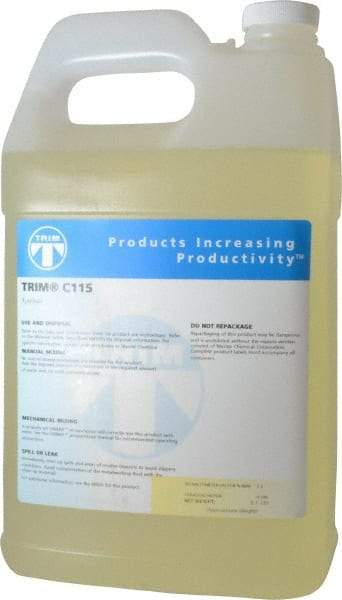 Master Fluid Solutions - Trim C115, 1 Gal Bottle Grinding Fluid - Synthetic, For Machining - Industrial Tool & Supply