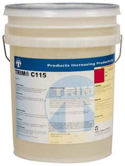 Master Fluid Solutions - Trim C115, 5 Gal Pail Grinding Fluid - Synthetic, For Machining - Industrial Tool & Supply