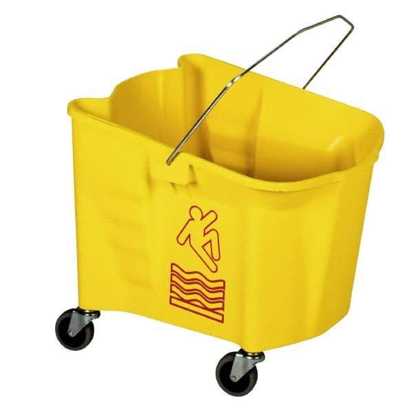Continental - 26 Qt Plastic Bucket - Yellow - Industrial Tool & Supply