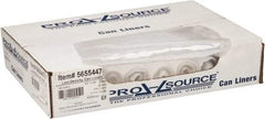 PRO-SOURCE - 0.8 mil Thick, Household/Office Trash Bags - 43" Wide x 48" High, Clear - Industrial Tool & Supply