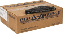 PRO-SOURCE - 1.65 mil Thick, Heavy-Duty Trash Bags - 33" Wide x 39" High, Black - Industrial Tool & Supply