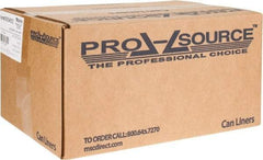 PRO-SOURCE - 2 mil Thick, Heavy-Duty Trash Bags - 38" Wide x 58" High, Black - Industrial Tool & Supply