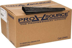 PRO-SOURCE - 1.65 mil Thick, Heavy-Duty Trash Bags - 38" Wide x 58" High, Black - Industrial Tool & Supply