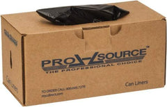 PRO-SOURCE - 1.35 mil Thick, Heavy-Duty Trash Bags - 33" Wide x 40" High, Black - Industrial Tool & Supply