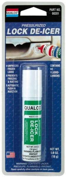 Made in USA - Automotive Lock De-Icer - 5/8 oz Aerosol - Industrial Tool & Supply