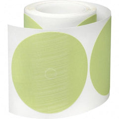 3M - 5" Diam, 35 Grit Trizact Aluminum Oxide Adhesive PSA Disc - Extra Fine Grade, Green, Polyester Backing, Flexible, Use with Random Orbital Sanders - Industrial Tool & Supply