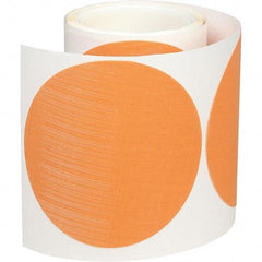 3M - 5" Diam, 5 Grit Trizact Aluminum Oxide Adhesive PSA Disc - Ultra Fine Grade, Orange, Polyester Backing, Flexible, Use with Random Orbital Sanders - Industrial Tool & Supply