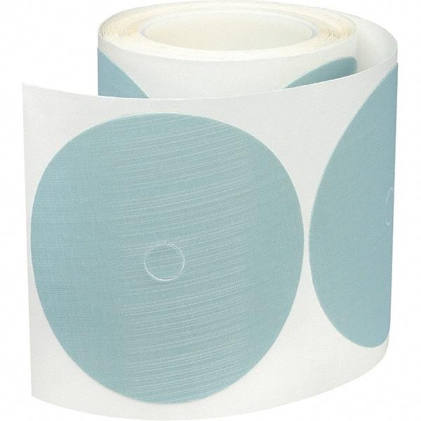 3M - 5" Diam, 10 Grit Trizact Aluminum Oxide Adhesive PSA Disc - Ultra Fine Grade, Blue, Polyester Backing, Flexible, Use with Random Orbital Sanders - Industrial Tool & Supply