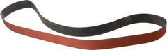 3M - 1-1/2" Wide x 60" OAL, 80 Grit, Ceramic Abrasive Belt - Ceramic, Medium, Coated, YF Weighted Cloth Backing, Wet/Dry, Series 777F - Industrial Tool & Supply