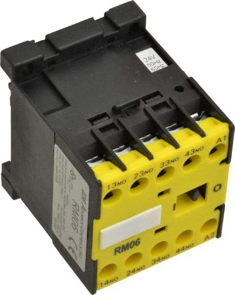 ACI - 4 Pole, 4NO, 24 VAC Control Relay - 16 Amps, 600 VAC - Industrial Tool & Supply