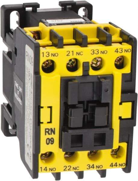 ACI - 4 Pole, 3NO/NC, 575 VAC Control Relay - 24 Amps, 600 VAC - Industrial Tool & Supply