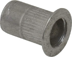 RivetKing - #10-32, 0.02 to 0.13" Grip, 19/64" Drill, Aluminum Standard Rivet Nut - Uncoated, Countersunk Head - Industrial Tool & Supply