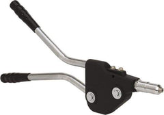 RivetKing - Straight Head Hand Riveter - 3/32 to 1/4" Rivet Capacity - Industrial Tool & Supply