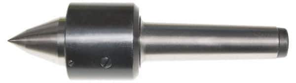 Interstate - MT5 Taper Shank Shank, 2.736" Head Diam, 3,960 Lb Capacity, Live Center - 3,400 Max RPM, 1.772" Point Diam, 2.68" Point Len, 3,960 Lb Max Workpc, Long Point - Industrial Tool & Supply