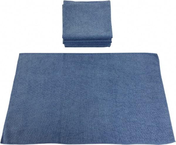 PRO-SOURCE - Reusable Microfiber Wipes - Packet, 16" x 24" Sheet Size, Blue - Industrial Tool & Supply