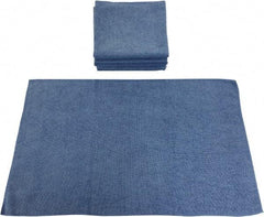 PRO-SOURCE - Reusable Microfiber Wipes - Packet, 16" x 24" Sheet Size, Blue - Industrial Tool & Supply