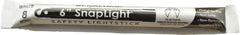 Cyalume - 10 Piece White Chemical Lightstick - 6 Inch Long, 8 Hours Illumination Time, Nonflammable, Nontoxic and Waterproof, Snap and Shake Activation Method - Industrial Tool & Supply