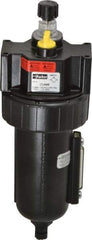 Parker - 3/4" NPT, 250 Max psi Standard Micro Mist Lubricator - Metal Bowl with Sight Glass, Zinc Body, 90 CFM, 175°F Max Temp, 3.24" Wide x 9.27" High - Industrial Tool & Supply