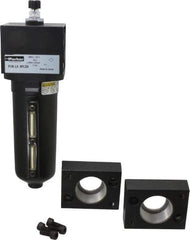 Parker - 1 1/2" NPT, 250 Max psi Heavy Duty Mist Lubricator - Metal Bowl with Sight Glass, Zinc Body, 260 CFM, 175°F Max Temp, 5.6" Wide x 11.81" High - Industrial Tool & Supply