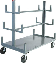 Jamco - 4,000 Lb Capacity Steel Bar & Pipe Truck - 36" OAW - Industrial Tool & Supply