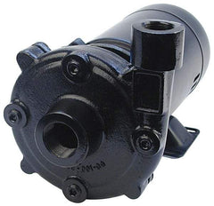 Pentair - ODP Motor, 208-230/460 Volt, 3 Phase, 1/2 HP, Cast Iron Straight Pump - 1-1/4 Inch Inlet, 1 Inch Outlet, 82 Max Head psi, Bronze Impeller, Cast Iron Shaft, Viton Seal, 82 Ft. Shut Off - Industrial Tool & Supply