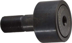 Made in USA - 1-1/2" Roller Diam x 7/8" Width, 5/8" Stud Diam x 1-1/2" Length, Stud Cam Follower - Steel, 3/4" Thread Length, 5/8-18 Thread, 3,872 Lb Dynamic Cap - Industrial Tool & Supply