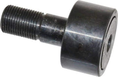 Made in USA - 1-3/4" Roller Diam x 1" Width, 3/4" Stud Diam x 1-3/4" Length, Stud Cam Follower - Steel, 7/8" Thread Length, 3/4-16 Thread, 5,108 Lb Dynamic Cap - Industrial Tool & Supply