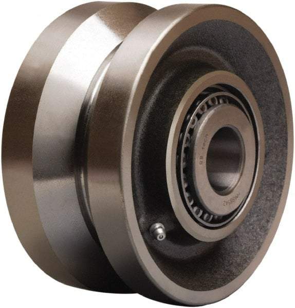 Hamilton - 6 Inch Diameter x 3 Inch Wide, Forged Steel Caster Wheel - 10,000 Lb. Capacity, 3-1/4 Inch Hub Length, 1-1/4 Inch Axle Diameter, Tapered Roller Bearing - Industrial Tool & Supply