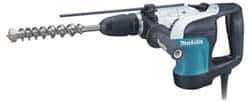 Makita - 120 Volt 1-9/16" SDS Max Chuck Electric Rotary Hammer - 0 to 2,500 BPM, 0 to 680 RPM - Industrial Tool & Supply