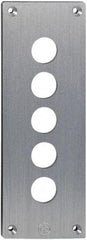 Schneider Electric - Pushbutton Control Station Front Plate - For Use with Harmony XAP - Industrial Tool & Supply