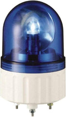 Schneider Electric - 12 VAC/VDC, 250 mAmp, Rotating Beacon LED Light - Surface Mounted, 5.81 Inch High, 84mm Diameter, 138 Flashes per min - Industrial Tool & Supply